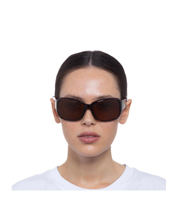 CANCER COUNCIL KELSO PETITE | TORT / GOLD ort Frame With Brown Polarised Lens 3 UV Protection.