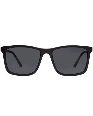 LE SPECS Master Tamers Matte Black Smoke Mono Sunglasses Lsp1602163