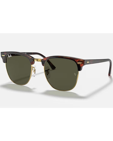 Ray Ban Sunglasses Clubmaster RB3016 W0365 51-21 Ebony Crystal Green