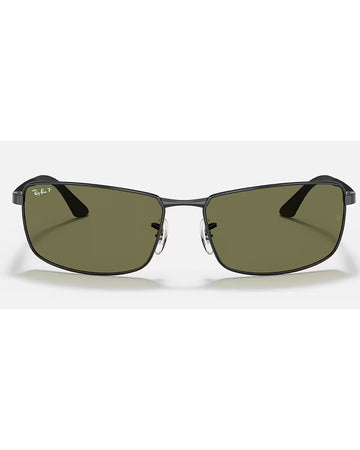 Ray-Ban RB3498 002/9A-61 Black / Green Polarised Lenses