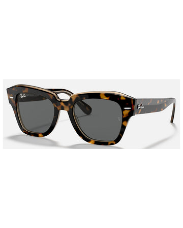 RAY-BAN RB2186 UNISEX state street-havana on transparent brown