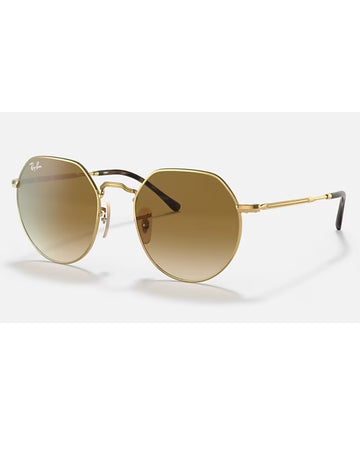 Sunglasses Ray-Ban Jack Polished Gold RB3565 001/51 53-20 Large Gradient