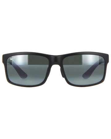 Maui Jim Pokowai Arch 439-2M Matte Black / Neutral Grey Polarised Lenses