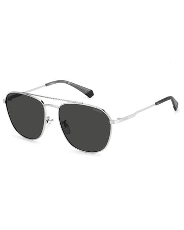 Polaroid Men's Pld 4127/G/S 010 Palladium Sunglasses 58 MAN