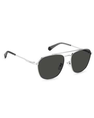 Polaroid Men's Pld 4127/G/S 010 Palladium Sunglasses 58 MAN