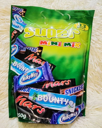 Mars Super Mini Mix Chocolate Bars Pouch 650g