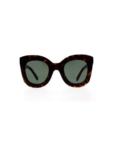 Sunglasses CELINE butterfly Bold 3 Dots CL4005IN 52N Dark havana