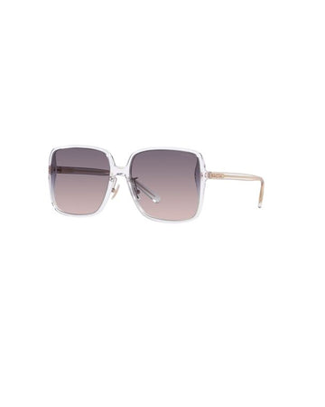 Coach HC8368D 511136-61 Transparent Clear / Violet Pink Gradient Lenses