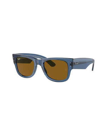 RAY-BAN RB 0840S MEGA WAYFARER 668073 TRANSPARENT BLUE | SUNGLASSES UNISEX