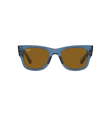 RAY-BAN RB 0840S MEGA WAYFARER 668073 TRANSPARENT BLUE | SUNGLASSES UNISEX