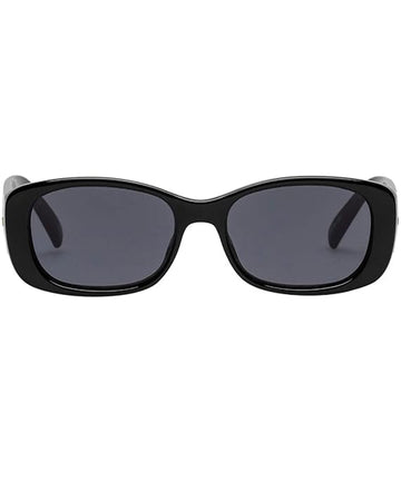 Le Specs Uni-sex Lsp1902078 Shiny Black Smoke Mono Sunglasses