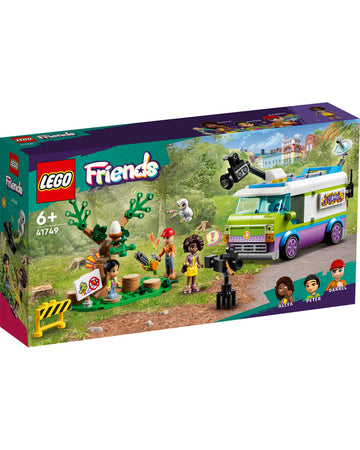 LEGO® Friends Newsroom Van 41749 Building Toy Set (446 Pieces)