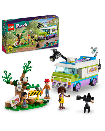 LEGO® Friends Newsroom Van 41749 Building Toy Set (446 Pieces)