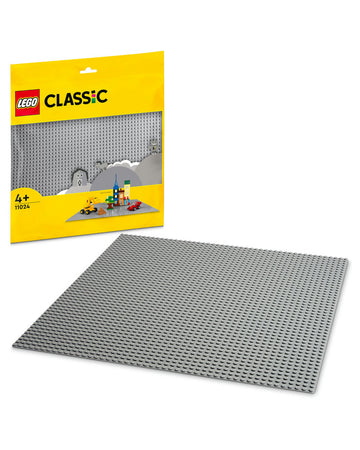 LEGO® Classic Grey Baseplate 11024 Building Kit for Kids (1 Piece)