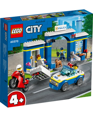 LEGO® City Police Station Chase 60370 Building Toy Set (172 Pieces)