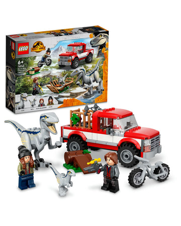 LEGO® Jurassic World Blue & Beta Velociraptor Capture 76946 Building Kit (181 Pieces)