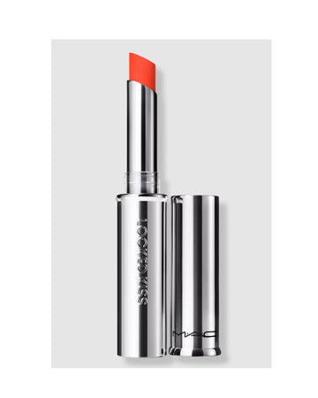 MAC Locked Kiss 24HR Lipstick Renegade bright orangey red