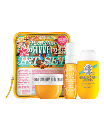 Summer Jet Set Compoents: Bumbum Cream 50ml Shower Gel 90ml Mist 30ml