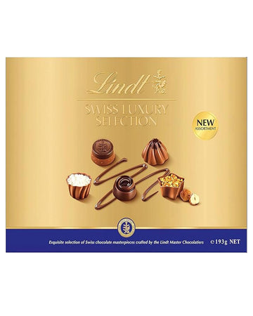 Lindt Swiss Masterpieces Luxury Selection Chocolate Box 193g