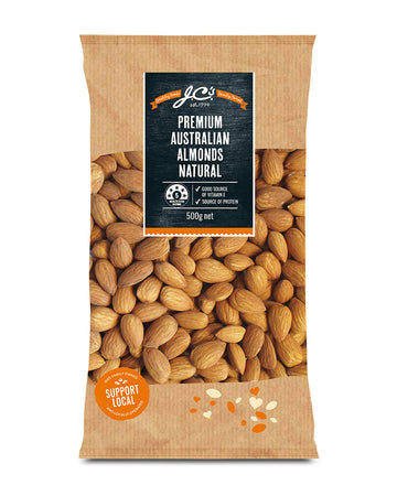 Premium Australian Almonds Natural 500g