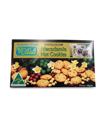 Koala Farm Chocolate Chip Macadamia Nut Cookies 200g - 20 Pieces