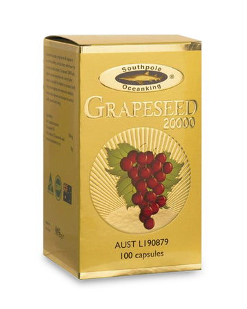 Ocean King Grapeseed 20000mg 100 Capsules