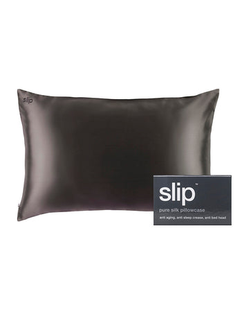 slip pure silk queen pillowcase - seashell