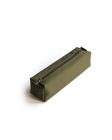 Marek Canvas Box Pencil Case Olive