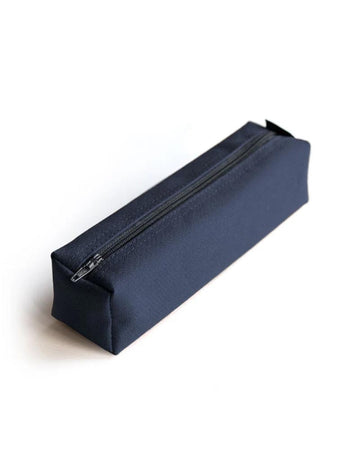 Marek Canvas Box Pencil Case Dark Blue