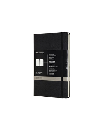 Professional Hard Cover Notebook Large Black