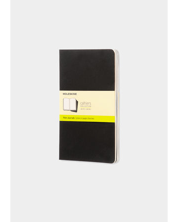 Cahier Notebook 3 Set Plain Large Black