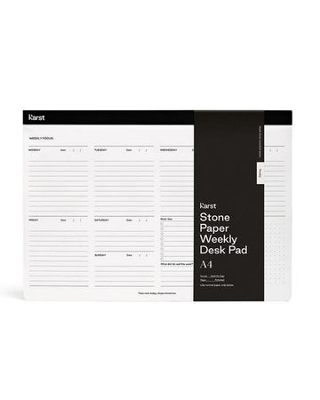 Karst - A4 Weekly Desk Pad