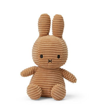 Miffy Sitting Corduroy Beige 23cm/9''